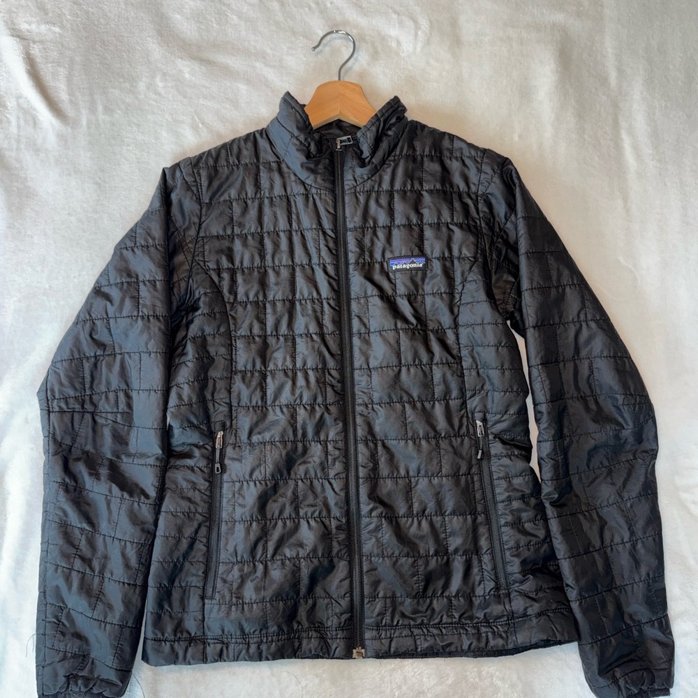 Patagonia Black Quilted Packable Puffer Jacket